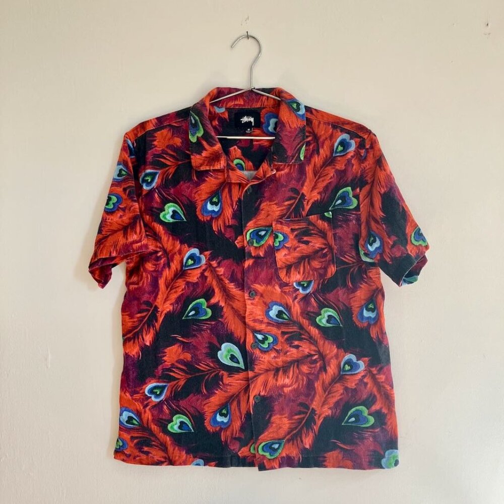 Stussy peacock shirt - Medium
